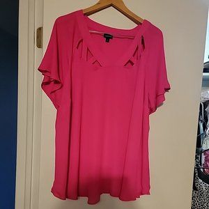 Torrid 3x hot pink top